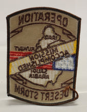 Load image into Gallery viewer, Operation Desert Storm Mission Accomplished Sew On Patch - Used