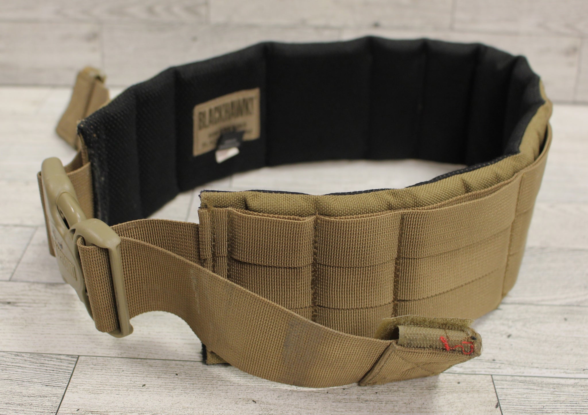 Blackhawk Padded Patrol Belt - Coyote Brown - XSmall - Used – Military  Steals and Surplus