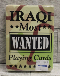Iraqi Most Wanted Playing Cards - New Sealed