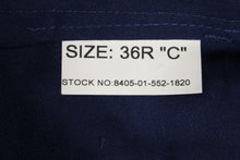 Load image into Gallery viewer, US Army Men's Blue Dress Trousers With Yellow Stripe - Classic Fit - 36R - Used