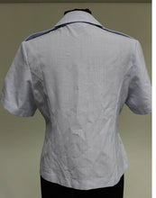 Load image into Gallery viewer, US Air Force Califashions Womens Dress Blue Non-Tuck In Short Sleeve Shirt -10MS