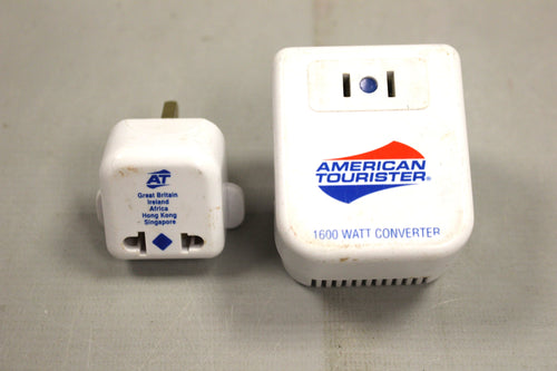 Vintage American Tourister 1600 Watt International Converter Adaptor - Used
