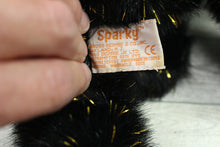 Load image into Gallery viewer, Sparky The Halloween Teddy Bear by Russ Berrie - 13&quot; - Gold Metallic -Used