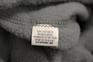 US Army Mickrofleece Synthetic Cap Hood - Foliage Green - 8405-01-527-5335 -Used