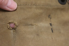 Load image into Gallery viewer, WWI US Army M1917 SBR Gas Mask Carry Bag with Name - Used
