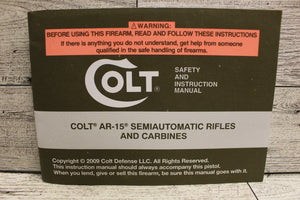 Shotlock Firearm Cable Gun Lock with Colt Manual - 10000-PTR-4 - New