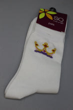 Load image into Gallery viewer, SO Pals Anklets Crown Socks - Size: 9-11 - Choose Color - New