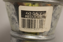 Load image into Gallery viewer, 4" x 3" Galvanized Duct Reducer - New