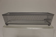 Load image into Gallery viewer, Set of 3 Rubbermaid Interlocking Silver Mesh Organizers - 9" x 3" - Used