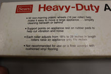 Load image into Gallery viewer, Sears Heavy Duty Appliance Rollers - 9-74202 - 18-1/4"-28" - Used