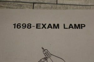 1698 Exam Lamp with Mobile Base - 6530-01-506-5246 - Used