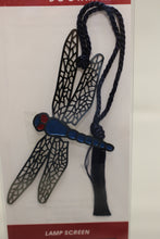 Load image into Gallery viewer, Tiffany Dragonfly Brass Bookmark - Multicolored - New