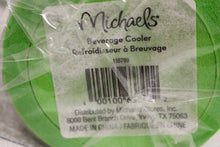 Load image into Gallery viewer, Christmas Polka Dot Can Coozie/Beverage Cooler - Lime Green - New