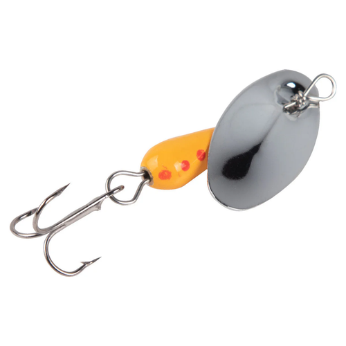 South Bend Fishing Techy Spinner - Orange & Silver - 1/4 oz, 1/8 oz, or 1/32 oz