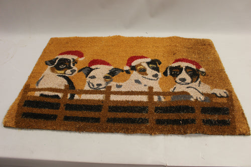 Bacova Christmas Dogs Koko Floor Door Mat - 36