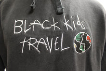 Load image into Gallery viewer, Black Kids Travel Hoodie - Large - Used
