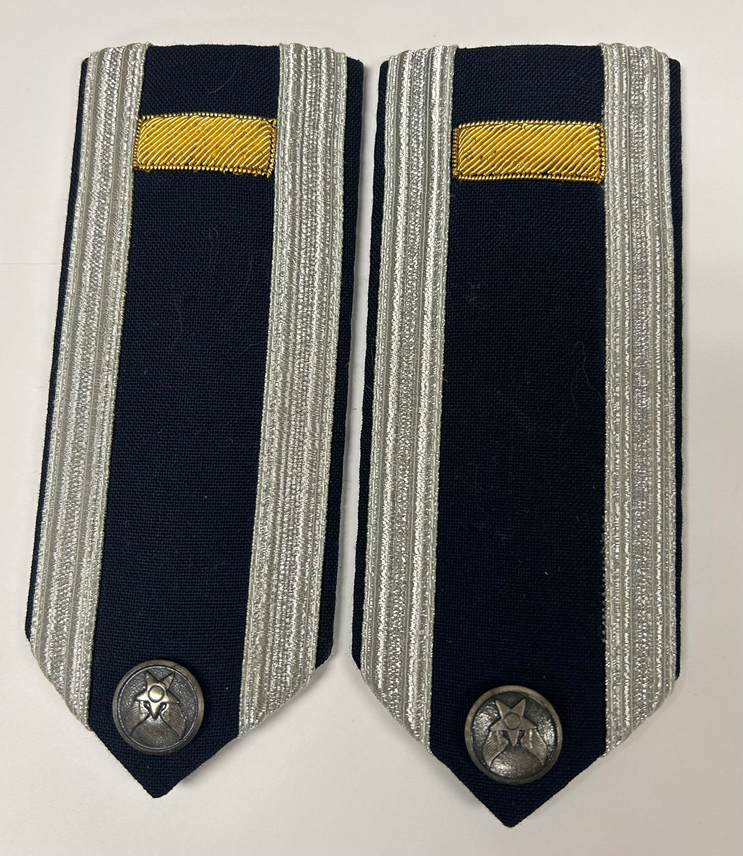 US AF Air Force Mess Dress Shoulder Boards Male: 2nd Lieutenant - Used