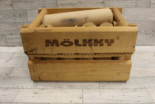 Load image into Gallery viewer, Wooden Molkky Game Set with Storage Box - Used