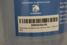Load image into Gallery viewer, Naked Fusion Artist's Epoxy Resin Kit - Diamond Clarity - One Gallon - New