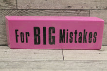 Load image into Gallery viewer, For Big Mistakes Jumbo Eraser - 5.5" x 1-3/4" - New