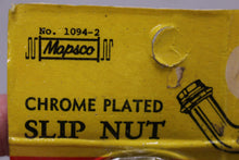Load image into Gallery viewer, Mapsco Chrome Plated 1-1/2" Slip Nut with Washer - New
