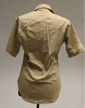 Load image into Gallery viewer, US DSCP Men's Tan Khaki Short Sleeve Shirt - Size: 17.5 - 8405-01-515-8978 -Used