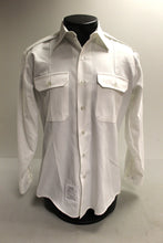 Load image into Gallery viewer, US Army Marlow White Men's Long Sleeve Dress Shirt - Size: 15-1/2 - 34 - Used