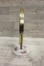 Load image into Gallery viewer, Vintage Porcelain Base Double Sided Magnifying Make Up Mirror - Used