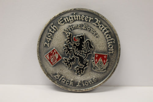 249th Engineer Battalion Challenge Coin - Commander's Coin of Excellence