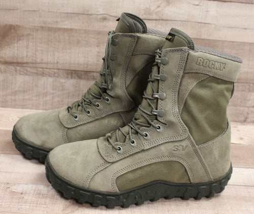 Rocky Men's S2V Vented Military Duty Sport Boots - Sage Green - Size: 6R - Used