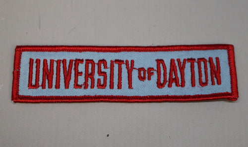 Vintage Dal-Emblem University of Dayton UD Sew On Patch - New