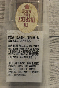 1" Small Area Paint Brsh - 100% Nylon - TN-1510 - For Sash, Trim, & Small Areas