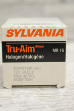 Load image into Gallery viewer, Sylvania TRU-AIM MR16 Halogen 12Volt Light Bulb 50MR16 - New