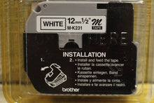 Load image into Gallery viewer, Brother P-touch M-231 Tape - 1/2" wide - New