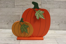 Load image into Gallery viewer, Pumpkin Wooden Decor - Used