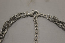 Load image into Gallery viewer, Silver-Tone Faux Turquoise Necklace, Bracelet, and Earrings Set - Used