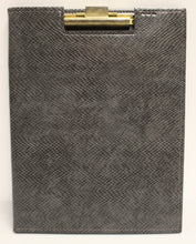 Load image into Gallery viewer, Vintage America's Case Maker Business Portfolio - Gray Snakeskin Design - Used