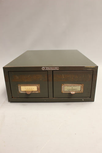 Vintage Steelmaster Metal 2 Drawer 3