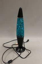 Load image into Gallery viewer, Vintage Glass Art Motion Glitter Lava Lamp - Blue - Used