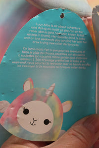 Original Squishmallow - Lucy-May - Llama Pegacorn Rainbow - 16" Tall - Used