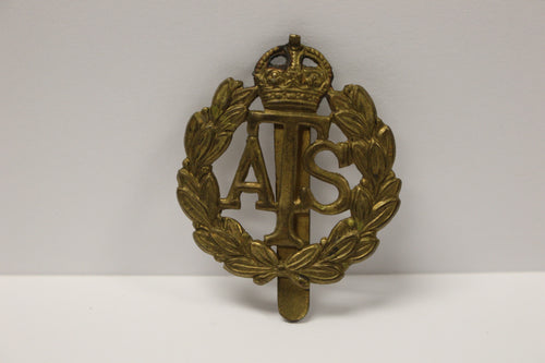 WWII Auxiliary Territorial Service ATS Cap Badge - Used