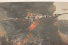 Load image into Gallery viewer, USAF Earth, Blood and Fire Print by SMSGT Darby Perrin 2017 -17" x 23" - Used