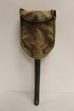Load image into Gallery viewer, Vintage Champion Military Folding Shovel with Cover - Made in France - Used