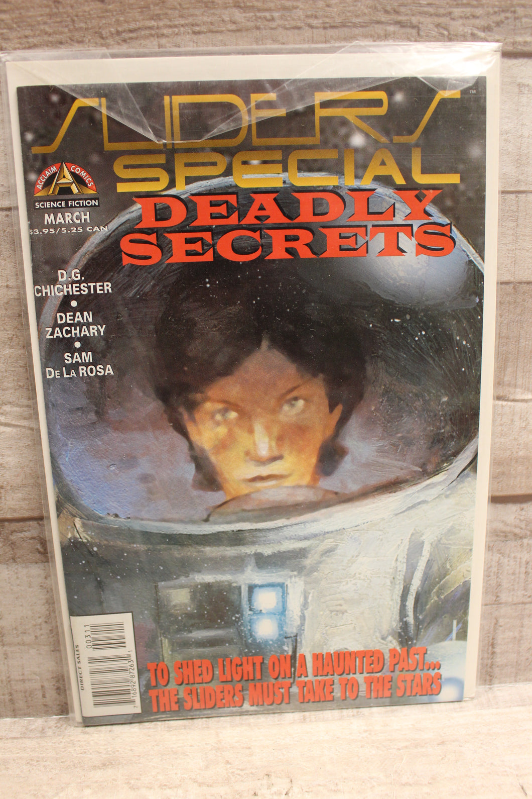 Acclaim Comics Sliders Special Deadly Secrets #3 -Used