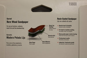 ACE Bare Wood Sandpaper - 320 Super Fine Grit - 9" x 11" - 5 Sheets - NEW