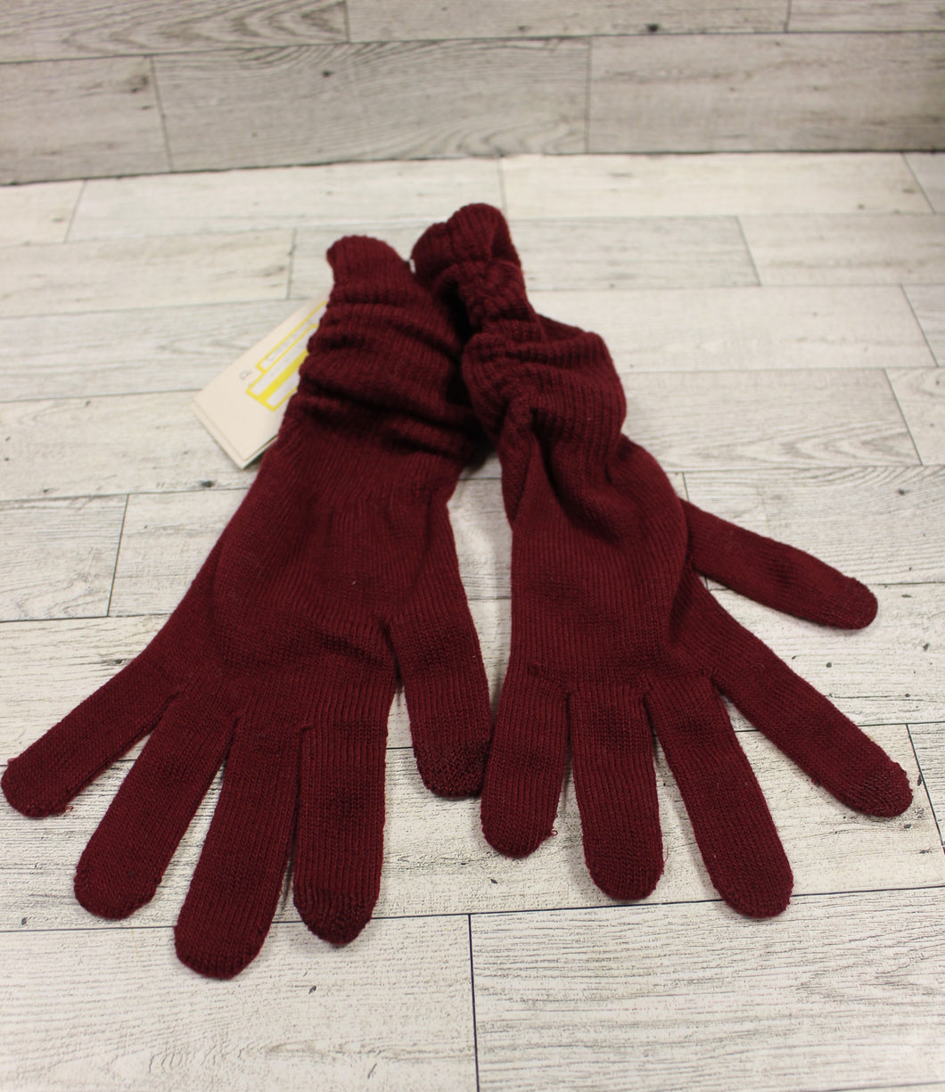 A New Day Women's Gloves - Burgandy - New
