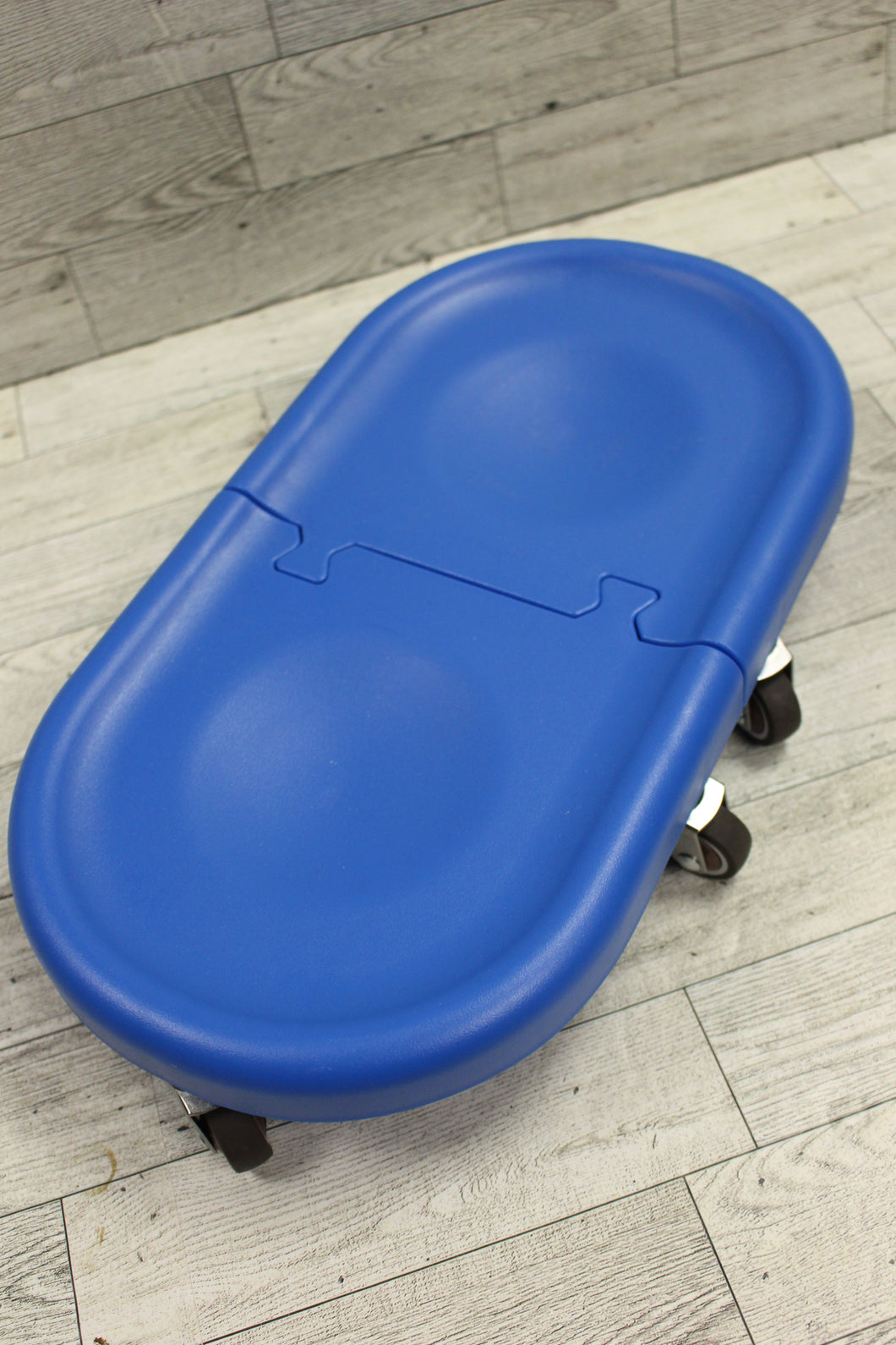 6 Wheel Abdominal Disc Wheel Roller - Bodybuilding Fitness - Sliding Disc - Blue