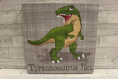 Tyrannosaurus Rex Canvas Wall Decor - 12