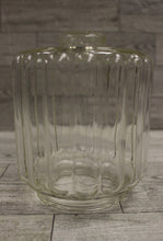 Load image into Gallery viewer, Vintage Ribbed Glass Porch Hallway Light Cover Globe - Clear - Used