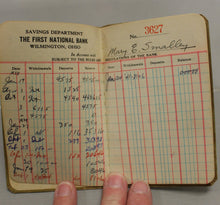 Load image into Gallery viewer, Vintage The First National Bank of 1938 Wilmington Ohio Account Books
